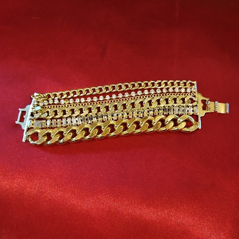 Gold Multi-Chain Bracelet